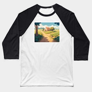 Farmhouse - Postcard Series Baseball T-Shirt